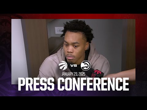 Toronto Raptors Media Availability | Postgame at Atlanta Hawks | January 23, 2025