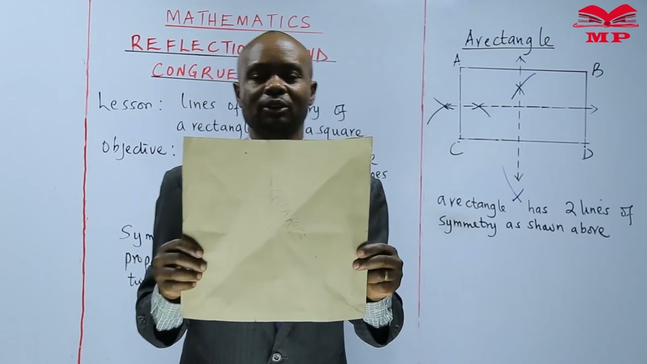 MATHEMATICS FORM 2_REFLECTION AND CONGRUENCE_Line of symmetry of a rectangle and a square_L1