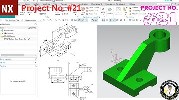 NX CAD // Basic Project #21 // 3D Model Basic Design