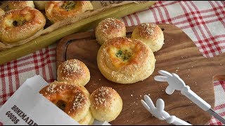 Mickey's  Pizza Cup Bread  Recipe【ミッキーのピザカップパン】作り方