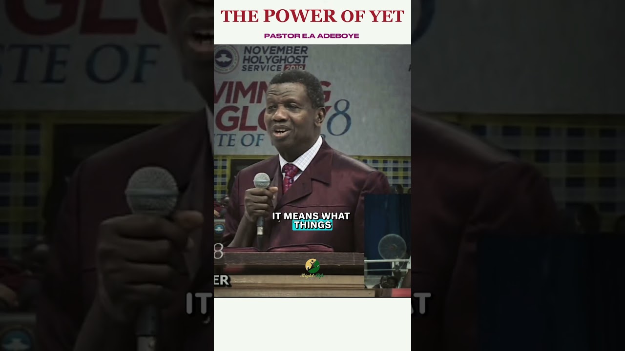 Nobody has a right to write you off yet! – Pastor E. A. Adeboye #faith #christian #rightlifemedia