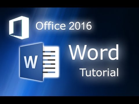 Word 2016: Getting Started with Word