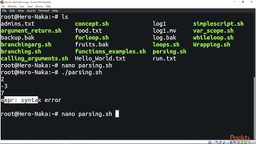 Linux Shell Scripting: Automating Command Line Tasks:  Parsing – Check Whether  | packtpub.com