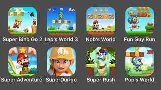 Super Mario Like Games: Super Bino Go 2, Lep's World 3, Nob's World, Fun Guy Run, Super Rush screenshot 5