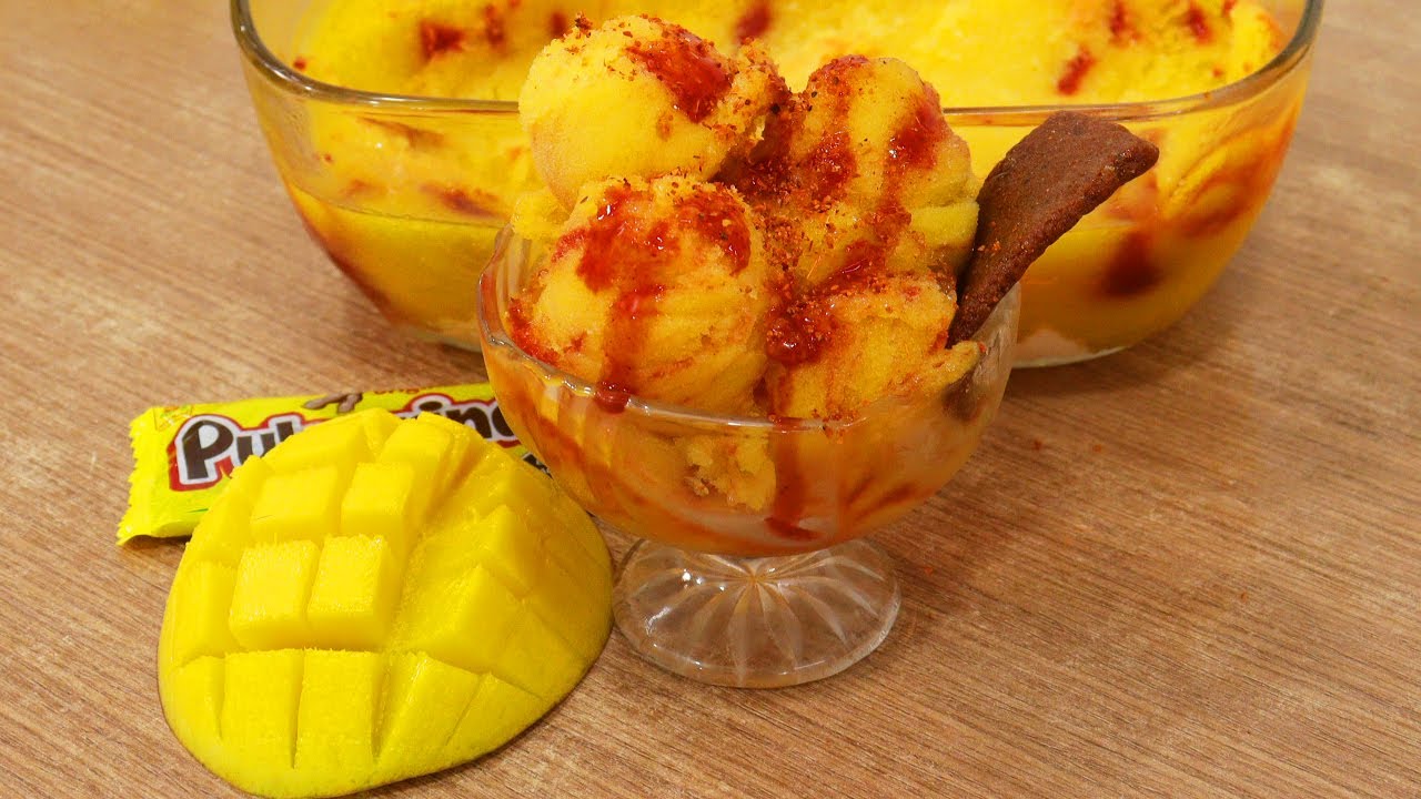 HELADO DE MANGO CON CHAMOY - YouTube