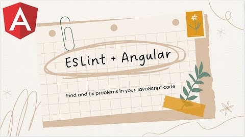 How to add eslint to angular 12 project | linting