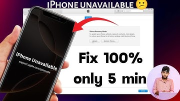 How to Unlock iPhone unavailable lock screen | iphone unavailable problem kaise theek kare