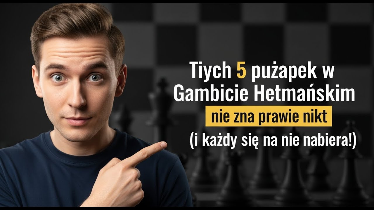 Tych 5 pułapek w Gambicie Hetmańskim nie zna prawie nikt (i każdy się na nie nabiera!)