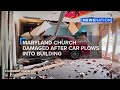 Maryland church damaged after car plows into building