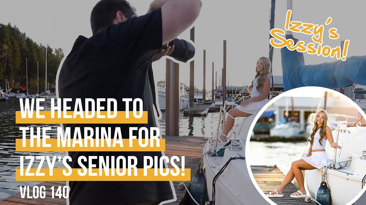 Senior Photos in the Portland Marina with Sailboats! ⛵️ | VLOG 140