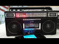 My Unboxing The SuperSonic 4 Band Radio Cassette Player With Bluetooth SC-3201BT 80s BOOMBOX Review