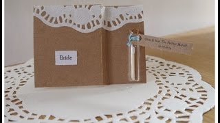 DIY Wedding Rustic Bohemian Place Cards Tutorial