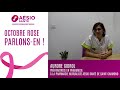 Ref:2bRBfkI7k3Q #octobrerose - entretien - aurore gidrol (pr�paratrice, pharmacie mutualiste saint-chamond)