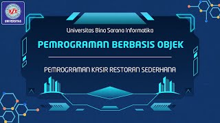PROJECT UAS PEMROGRAMAN BERBASIS OBJEK PEMROGRAMAN KASIR SEDERHANA (UBSI) Profile