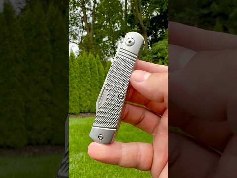 Hot Brass Jack: Jigged Stainless Steel - Clip Point 154CM