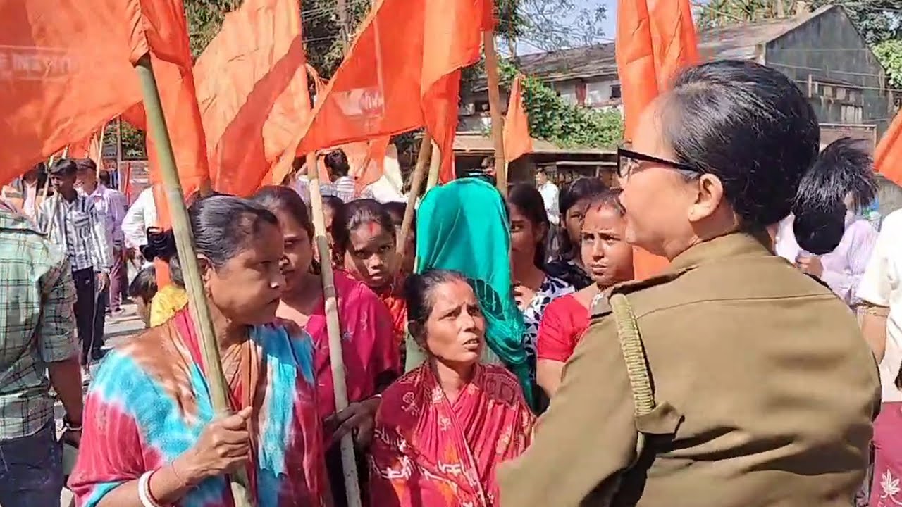 Tension Grips Kailashahar Hindu Organizations Protest Following Attack During Saraswati Puja