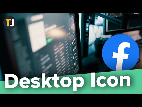 How to Add a Facebook Icon/Shortcut to Your Desktop!