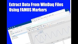 Extracting Data From WinDaq Files Using imc FAMOS Markers