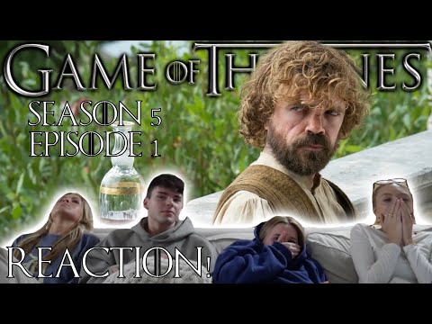 GAME OF THRONES SEASON 5 EPISODE 1 'THE WARS TO COME' GROUP REACTION