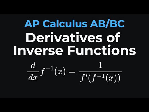 Derivatives of Inverse