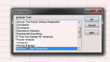 Histograms in Excel 2010
