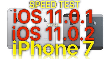 iPhone 7 : iOS 11.0.2 vs iOS 11.0.1 Speed Test with Benchmark Results