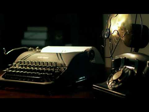 Vintage Writer's Desk | Film Noir Smooth Jazz Ambience