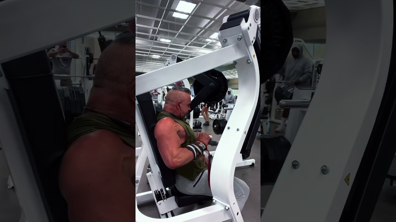 Doing the machine chess press one side at a time is a great way to really focus all your energy