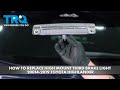 How to Replace High Mount Third Brake Light 2014-2019 Toyota Highlander