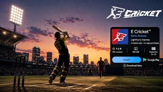 🔥E Cricket Game Early Access Download Now!😱 E Cricket Beta Version Released|E Cricket Game #ecricket screenshot 3