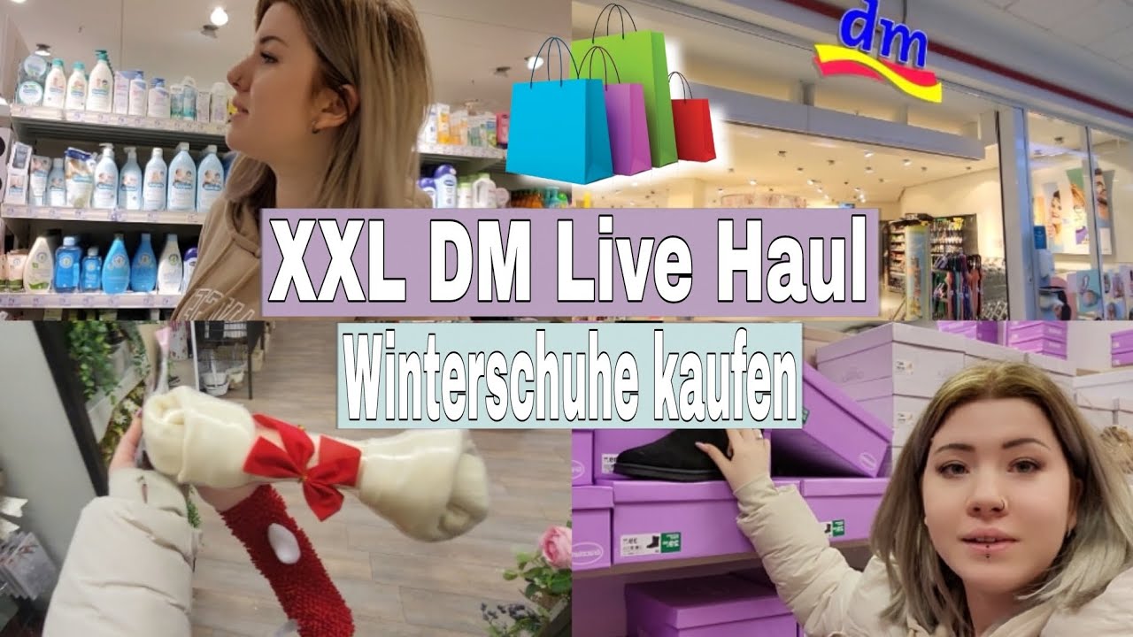 XXL DM Live Haul 🙆🏼‍♀️ | Winterschuhe kaufen & Nicolaus Geschenk für Spike