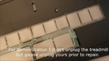 EASY treadmill push button repair. DIY