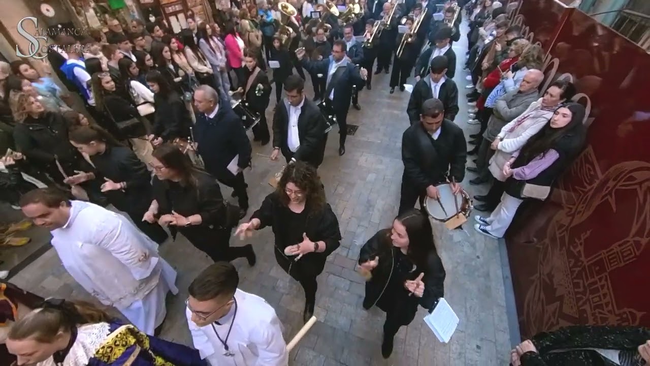 [4K] Procesión  Despojado 2023. Caridad y Consuelo a los Sones de la B.M. Alba de Tormes