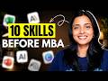 Don’t Start Your MBA in 2026 Before You Master These 10 Skills + Resources to Learn them