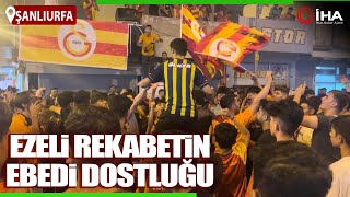 Galatasaray ve Fenerbahçe Taraftarı Şampiyonluğu Birlikte Kutladı Resimi