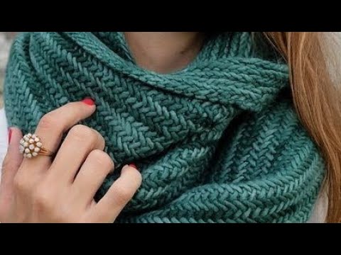 Nowoczesny wzór na drutach | Idealny na czapki i szaliki | Knitting pattern