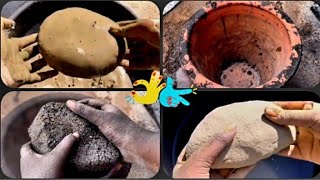 Cloudy buttey soft snappy fluffy mud and gritty charcoal// dustiest grainy dirts// dry or wet asmr screenshot 1