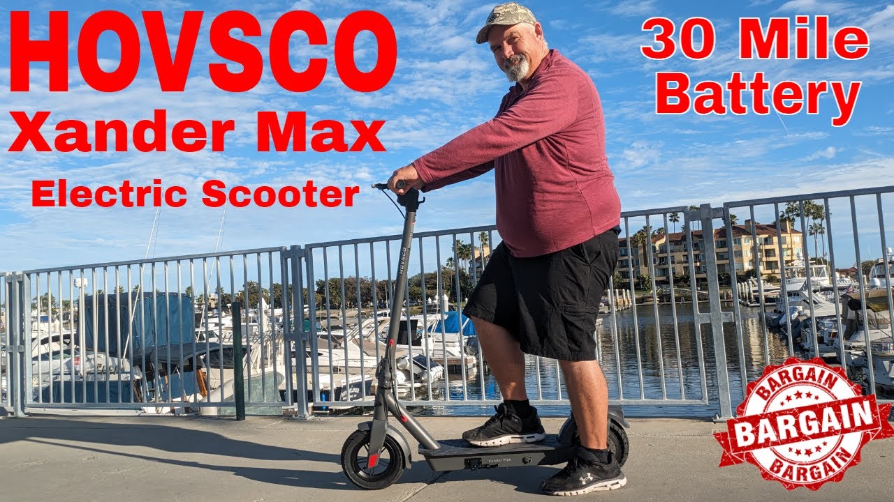 This NEW 2024 Hovsco Xander Max Electric Scooter Changed my Mind - YouTube