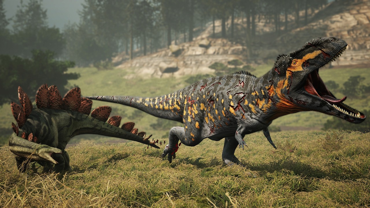 Em Busca de Uma Femea, Só Herbívoros Agressivos, vida do Tyrannotitan Brutus . | Path of Titans.