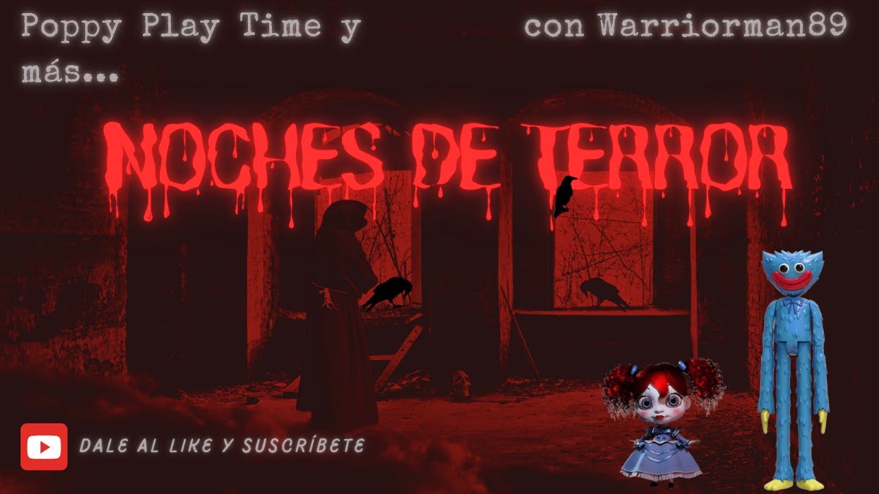 Poppy Eldon ¡Noche de terror con @eldon_warrior | Jugando a Poppy Playtime y otros ...