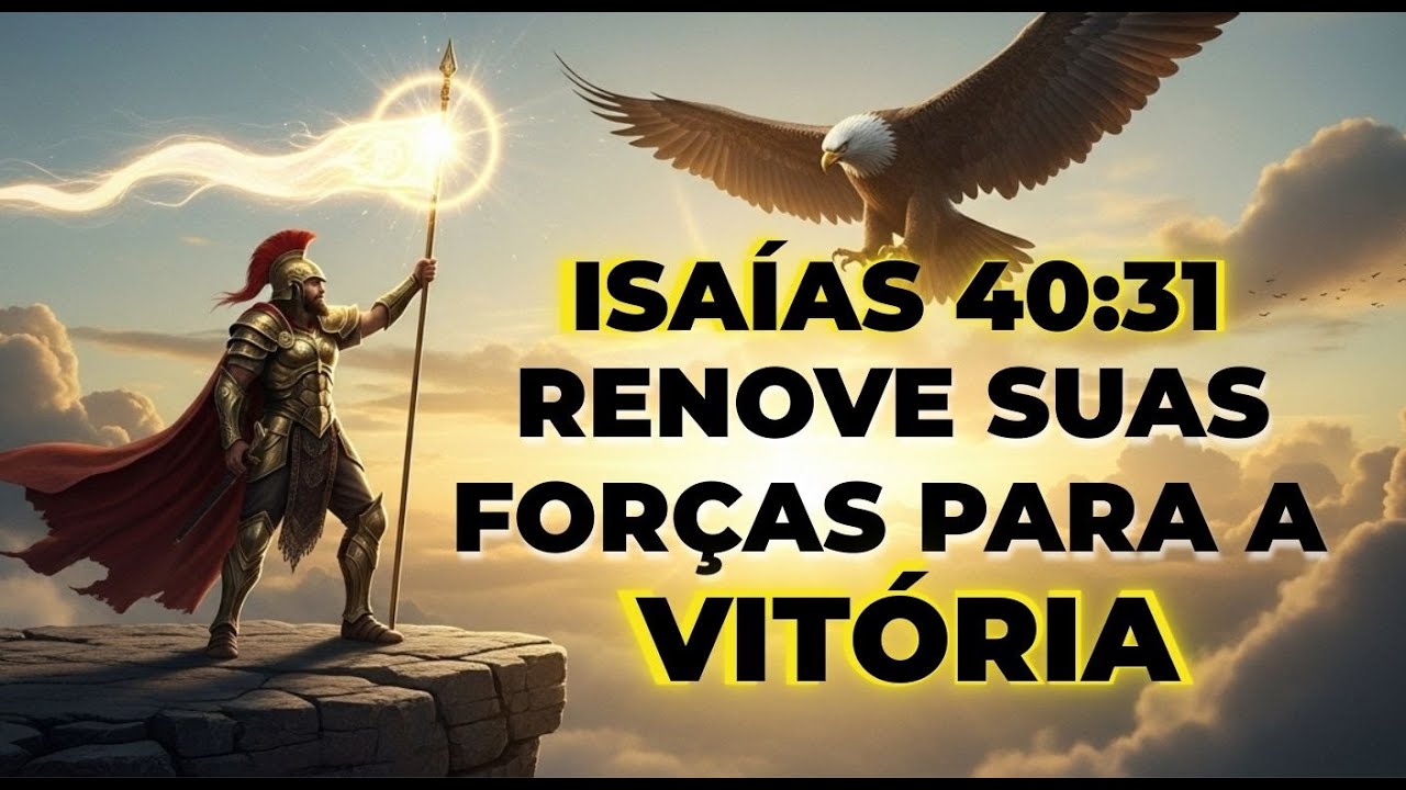 ISAÍAS 4031 QUEM CONFIA no SENHOR RENOVA suas FORÇAS e conquista a VITÓRIA