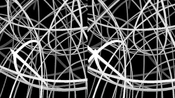 Inside the hypersphere-4-3d-monochrome. Fourth dimension. Movement in four-dimensional space.