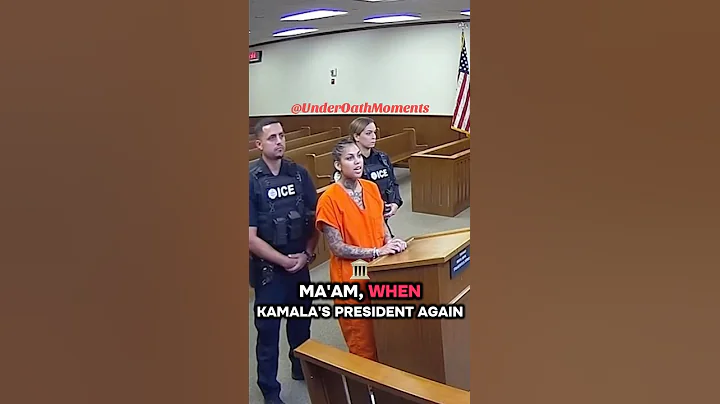 woman says she’ll be back in 2028 during Kamal’s presidency #sentencing #court #ice #trump