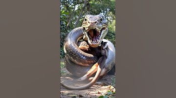 Giant Python TAKES ON Antelope In Wild Showdown