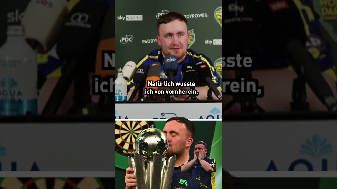 WM-Titel mit 17 - Littler: "Da kamen mir die Tränen"