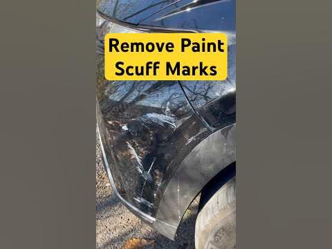 Remove Paint Scuff Marks with a Magic Eraser #car #tips #scratch - YouTube
