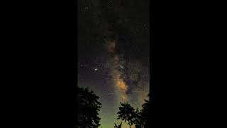 Timelapse of milky-way. Shoot with nikon d3500.