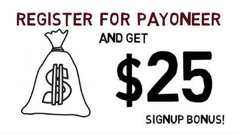 Get $25 signup bonus! How to sign-up for Payoneer step by step and get $25 free!