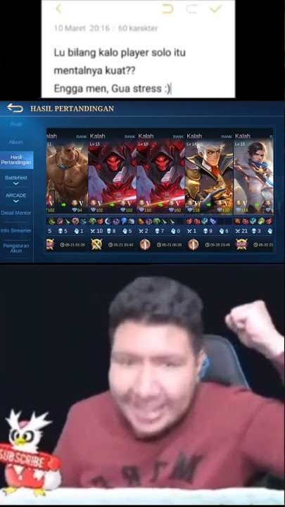 STORY WA 30 DETIK MOBILE LEGENDS PLAYER SOLO