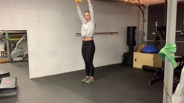 Compound: Alternating reverse lunge curl to press